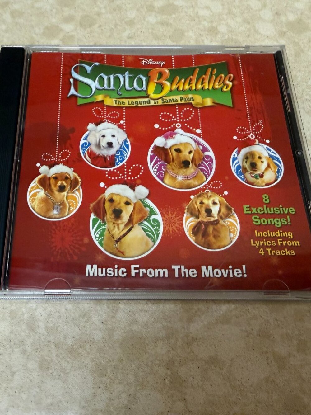 Santa Buddies Legend Of Santa Paws Soundtrack CD Promo Music From The Movie